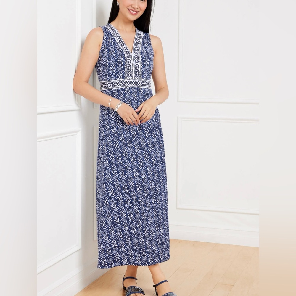 Talbots Effortless Jersey Maxi Dress. New. Medium